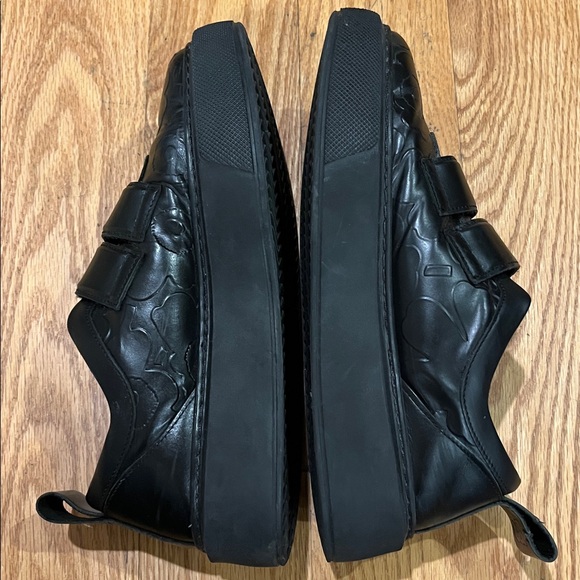 Marimekko Black Leather Rinnekedolla Sneakers - Picture 6 of 10